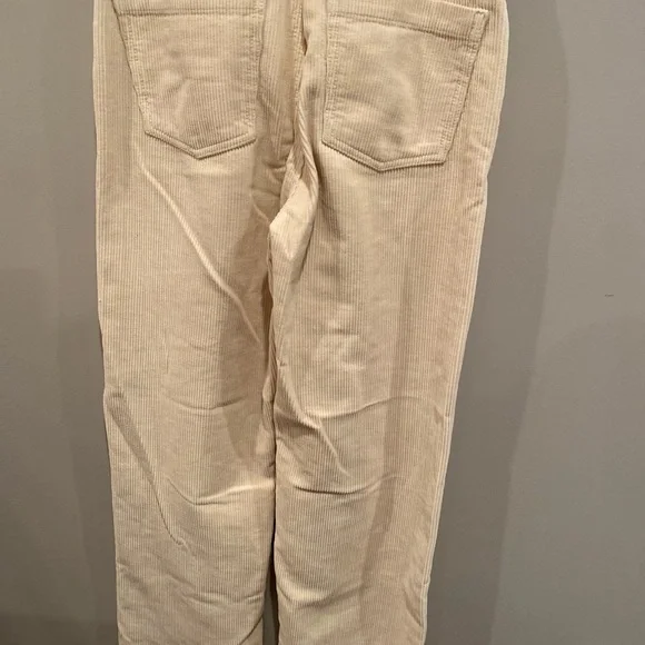 Cream corduroy button pants - Picture 11 of 12